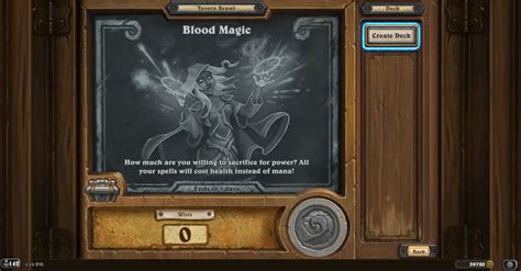 Blood magic tavern brawl deck